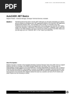 AutoCAD NET Basics