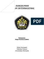 Rangkuman Hukum Internasional