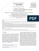 PVP Magnetic Nanospheres: Biocompatibility, in Vitro and in Vivo Bleomycin Release