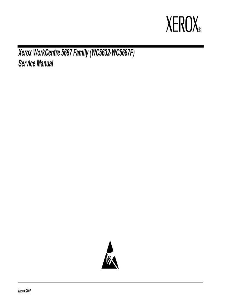 Xerox WC 56325645565556755687 service manual