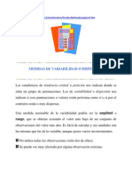 Medidas de Variabilidad y Dispersion