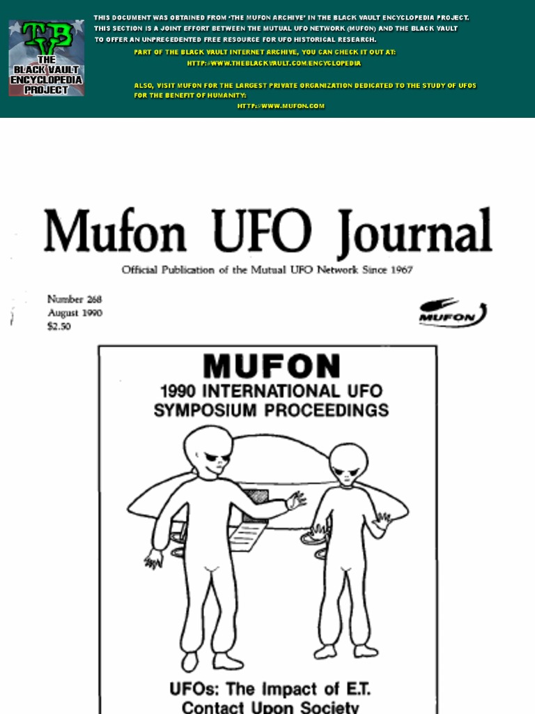 Mufon UFO Journal PDF Unidentified Flying Object Radar
