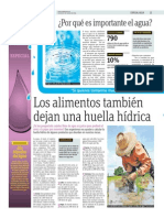 Los Alimentos También Dejan Su Huella Hídrica