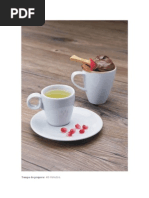 Bolo de Caneca Com Cobertura de Brigadeiro