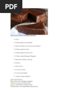 Bolo de Choclate Sem Farinha