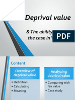 Slide Deprival Value