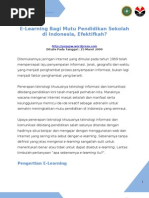 Download Keefektifan Elearning Bagi Mutu Pendidikan Di Sekolah by meditation1234 SN21369453 doc pdf
