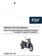 Vespa GTV125 Workshop Manual