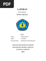 Download LAPORAN Sistem Operasi by Julie White SN213706143 doc pdf