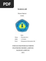 Download MAKALAH Sistem Operasi Linux by Julie White SN213710041 doc pdf