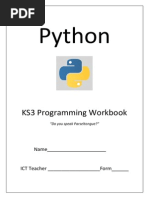 Python Workbook 1