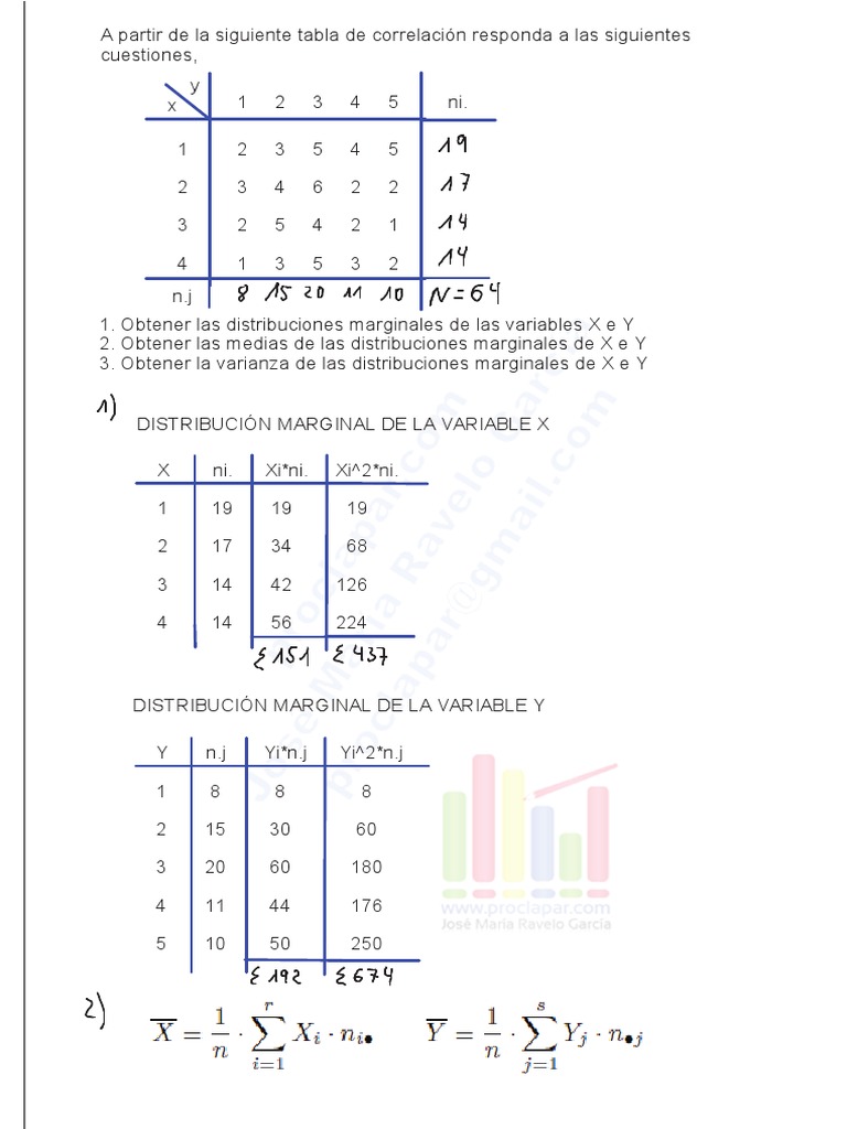 Ped2.1.1 Media Varianza Distribución Marginal | PDF | Deportes y ...