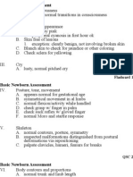 Basic Newborn Assessment Flashcards