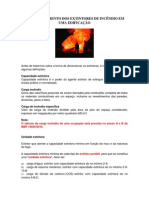 Dimensionamento Dos Extintores de Incêndio em Uma Edificação