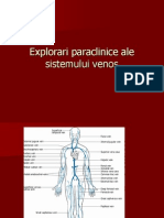 Explorari Paraclinice Ale Sistemului Venos