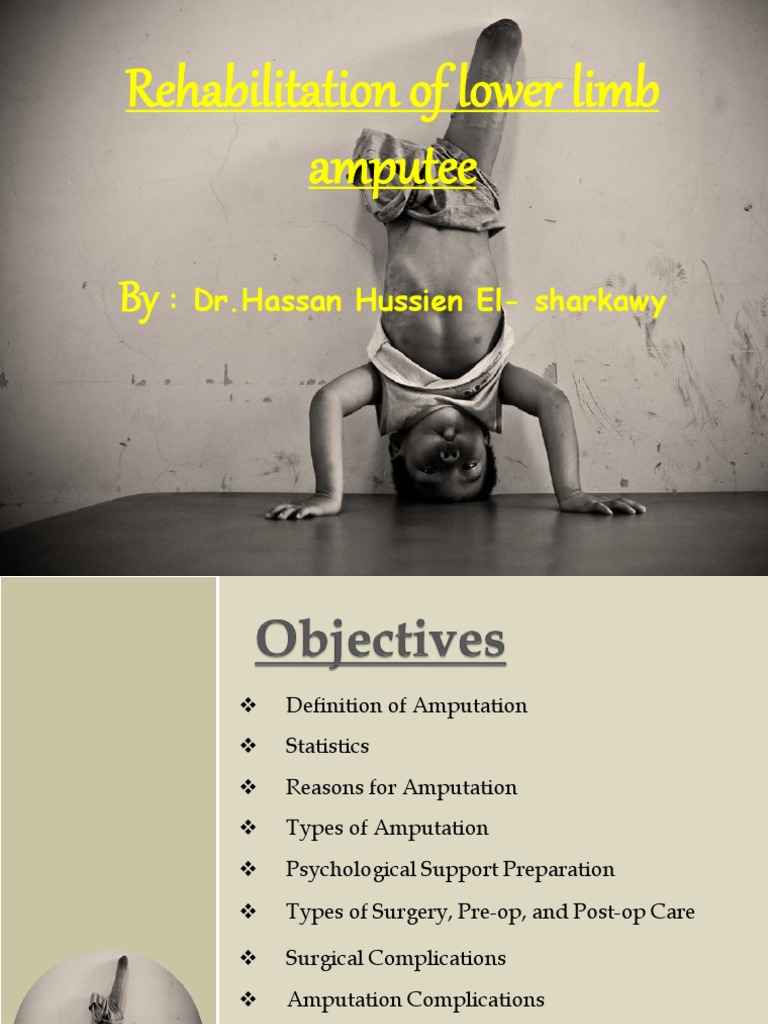 Types and Care of Lower Limb Amputations | PDF | Amputation | Prosthesis