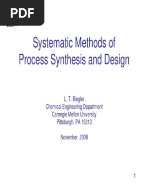 Systematic methods of chemical process design biegler pdf download