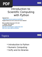 Intro To Scientific Computing With Python