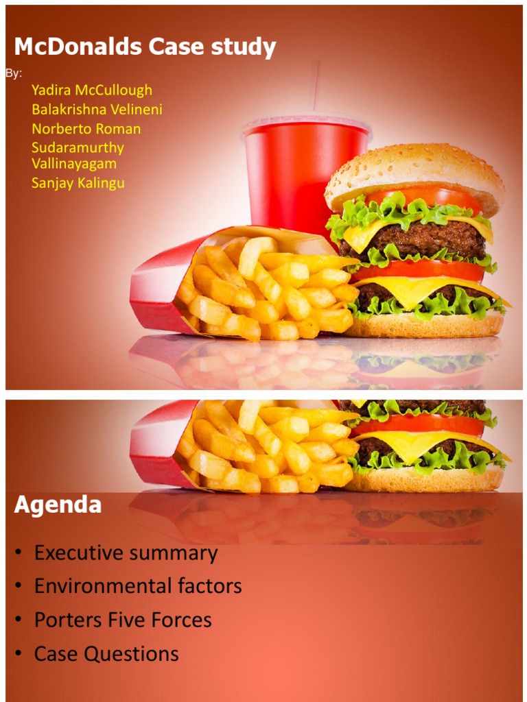 MC Donald Case Study | PDF | Mc Donald's | Fast Food Restaurants