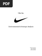Nike Inc Strategic Recommendation Report Part I