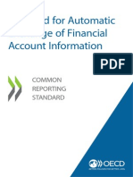 Automatic Exchange Financial Account Information Common Reporting Standard