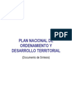 Plan Nacional de Ordenamiento Territorial