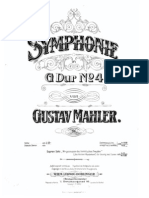 Mahler 4 Piano A 4 Manos PDF
