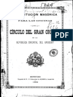 Constitución Masónica de 1882
