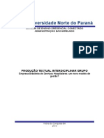 Trabalho em Grupo - Empresa de Serviços Hospitalares