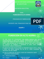 Fundición en Alto Horno