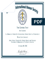 golden key certificate