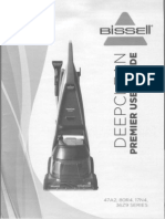 Bissell Premier User Guide Owners Manual 47A2 80R4 17N4 36Z9 Series