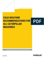 Cold Weather Recommendations for All Machines