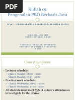 Download 212_Kuliah 01 - Pengenalan Pemrograman Berorientasi Objek Java by Dmaz Hendratmo SN213799746 doc pdf