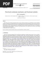 Non-Local Continuum Mechanics and Fractional Calculus: K.A. Lazopoulos