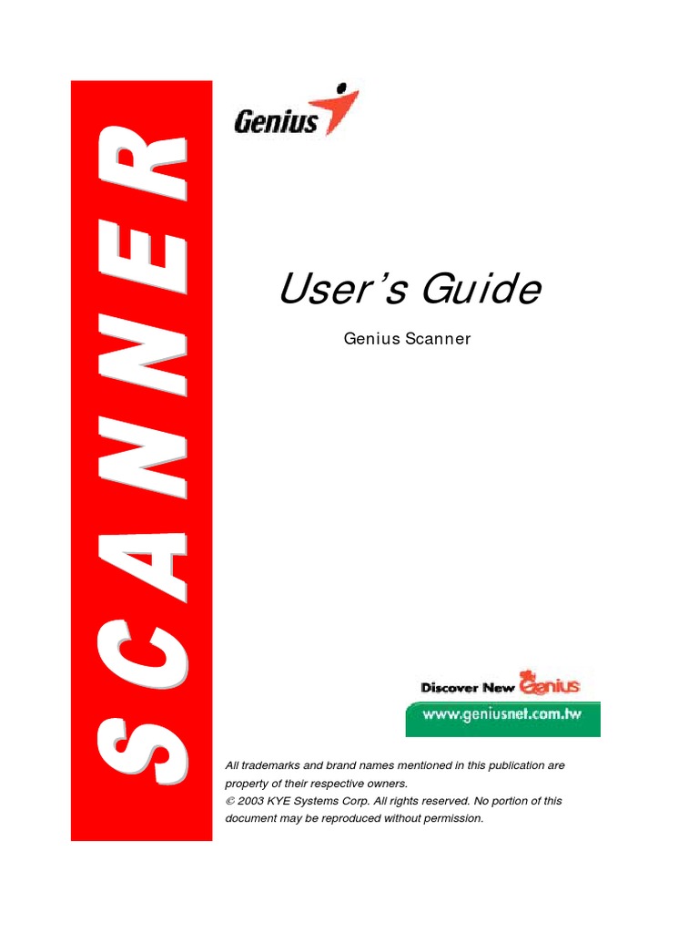 Manual Scanner | PDF | Image Scanner | Usb