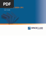 SpaceClaim2009Plus SP1 UsersGuide