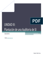 Unidad III Plantacion de Una Auditoria de Si