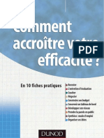 CarnetDunod Comment Accroitre Votre Efficacité