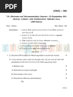 Signal Coding Estimation Theory 2011