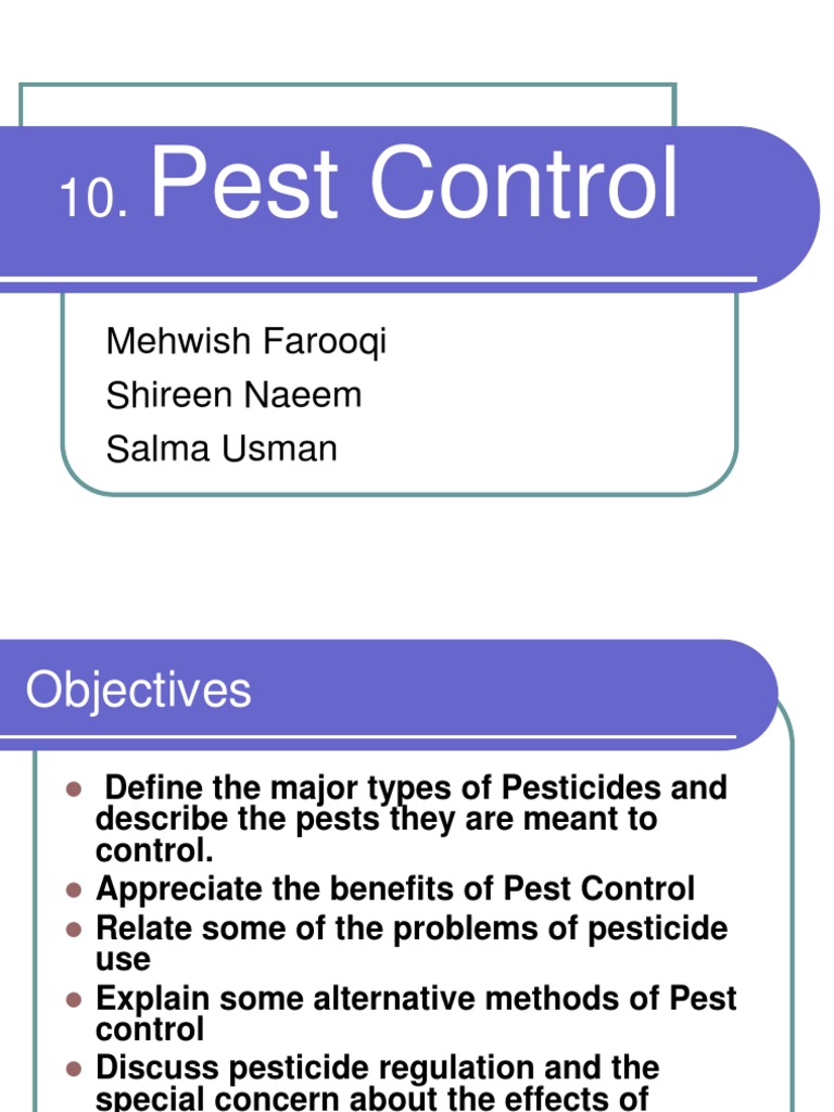 Pest Control | PDF | Pest Control | Pesticide