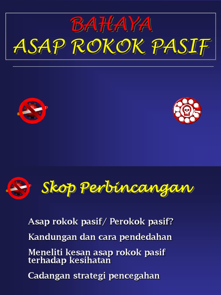 Bahaya Asap Rokok Pasif Pdf