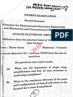 Andhra University AEC Previous Question Papers