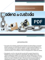 Cadena de Custodia Diapositivas