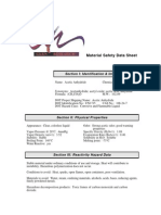 Material Safety Data Sheet: Section I: Identification & Information