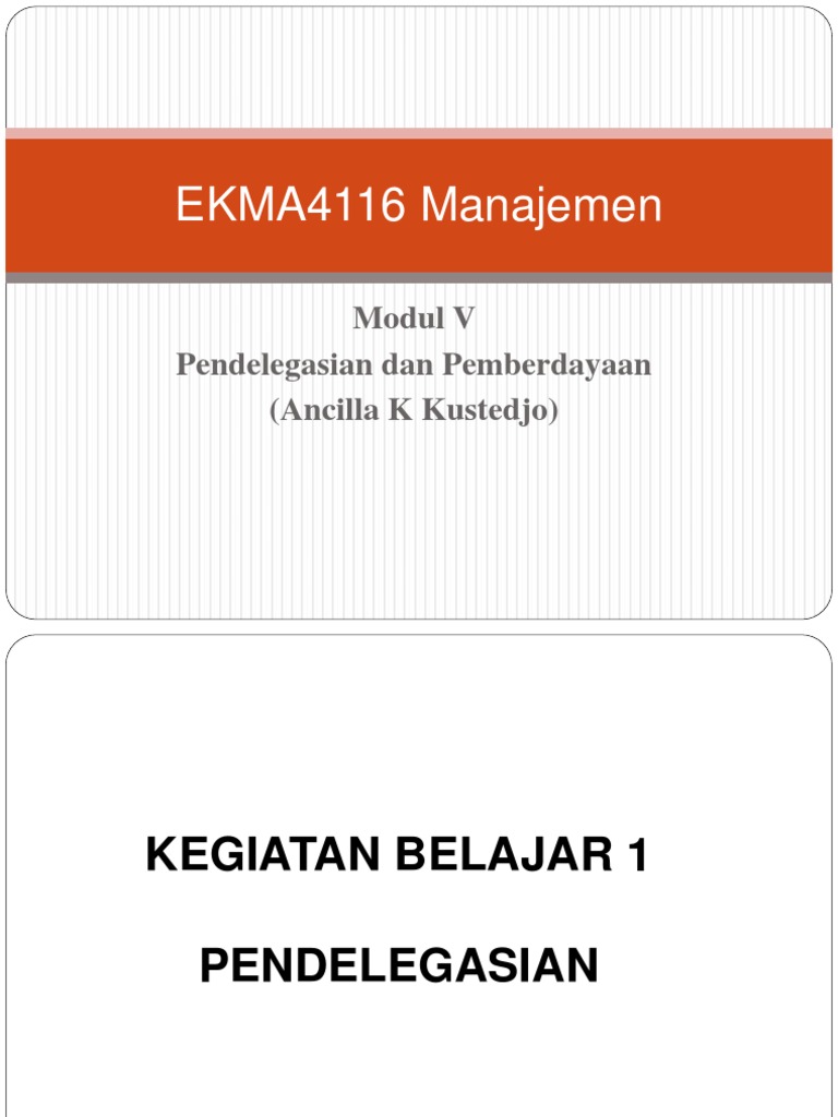 EKMA4116 Manajemen Modul 5.ppt