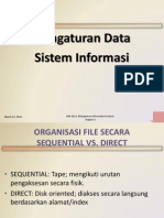 Pengaturan Data Sistem Informasi
