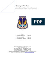 Rancangan Percobaan Fermentasi