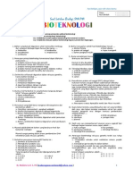 Soal Bioteknologi