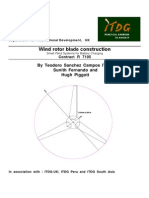 Windmill - Wind Rotor Blade Construction